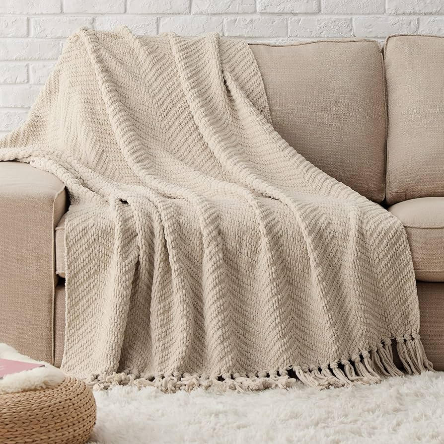 布団・毛布 Woven throw blanket - Dimanche soir Woven throw blanket - Dimanche soir 布団・毛布